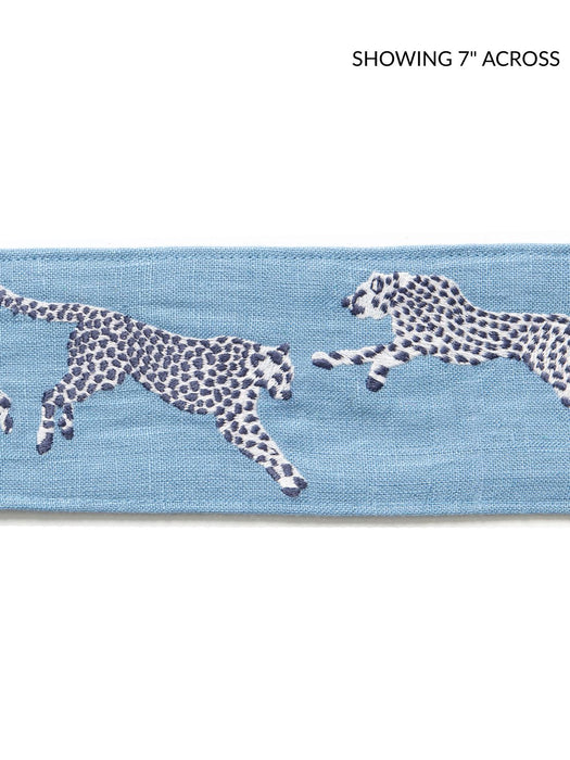 Scalamandre Leaping Cheetah Embrdry Tape Cloud Nine Trim SCT33310004