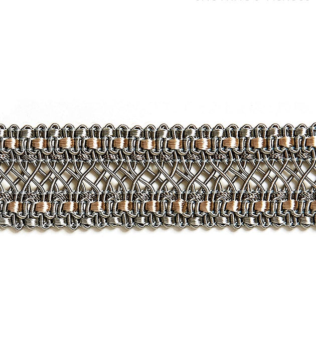 Scalamandre Selena Gimp Braid Mineral Trim Sample SCV12400004