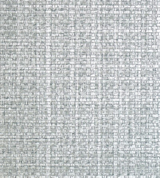 Scalamandre Jute Blue Mica Wallpaper SCWP884430004