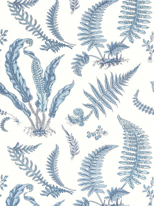 Scalamandre Elsie De Wolfe Ultramarine Wallpaper Sample SCWP88592D0004