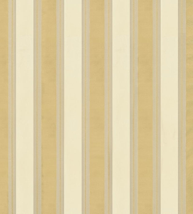 Scalamandre Federal Stripe Champagne & Antique Gold Fabric SC20276M0005