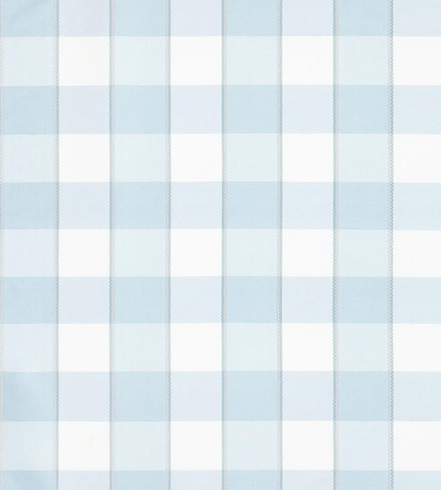 Scalamandre Chelsea Check Sky Fabric Sample SC270240005