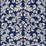 Scalamandre Chiara Embroidery Indigo Fabric SC270290005