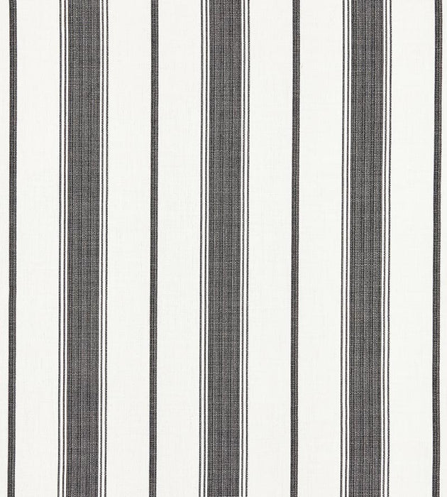 Scalamandre Sconset Stripe Carbon Fabric SC271100005