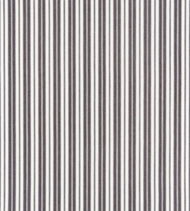 Scalamandre Devon Ticking Stripe Charcoal Fabric Sample SC271150005