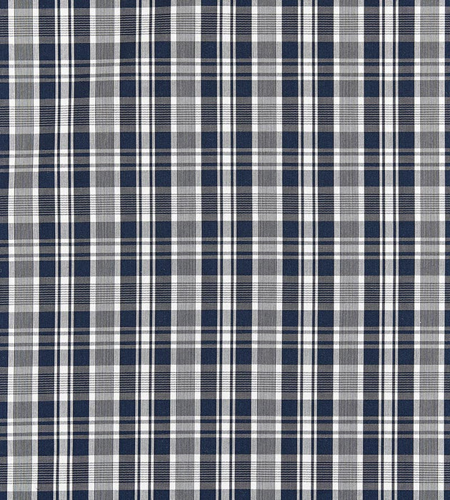 Scalamandre Preston Cotton Plaid Navy Fabric SC271220005