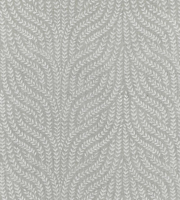 Scalamandre Willow Vine Embroidery French Grey Fabric SC271250005