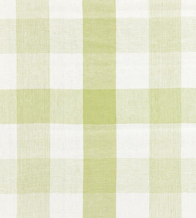 Scalamandre Westport Linen Plaid Green Tea Fabric SC271350005