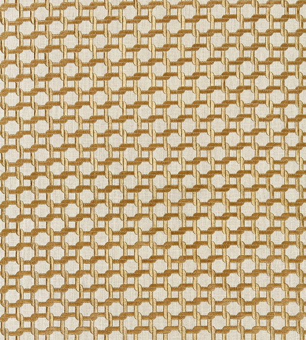 Scalamandre Link Embroidery Bronze Fabric SC271400005