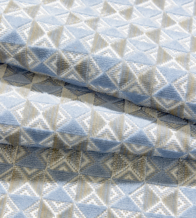 Scalamandre Parlor Velvet Bluebell Fabric Sample SC273240005