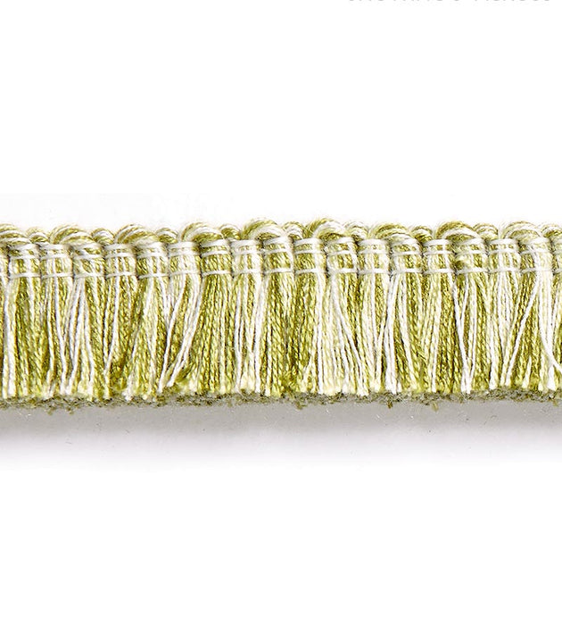 Scalamandre Gardiner Brush Fringe Lettuce Trim Sample SCFC14940005