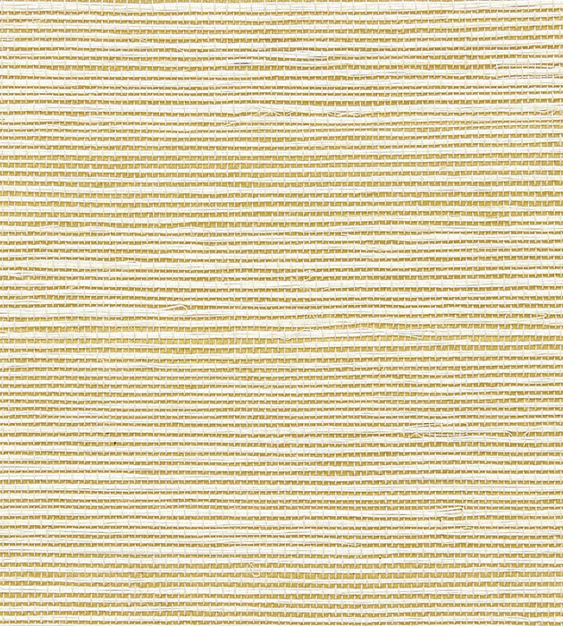 Scalamandre Sisal Metallic Gold Pearl Wallpaper Sample SCG11940005