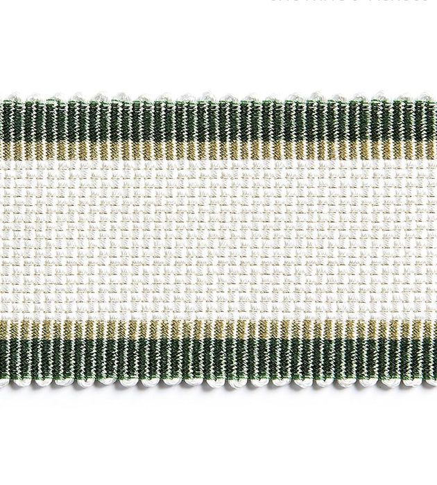 Scalamandre Odeon Shimmer Braid Ivy Trim Sample SCV12490005