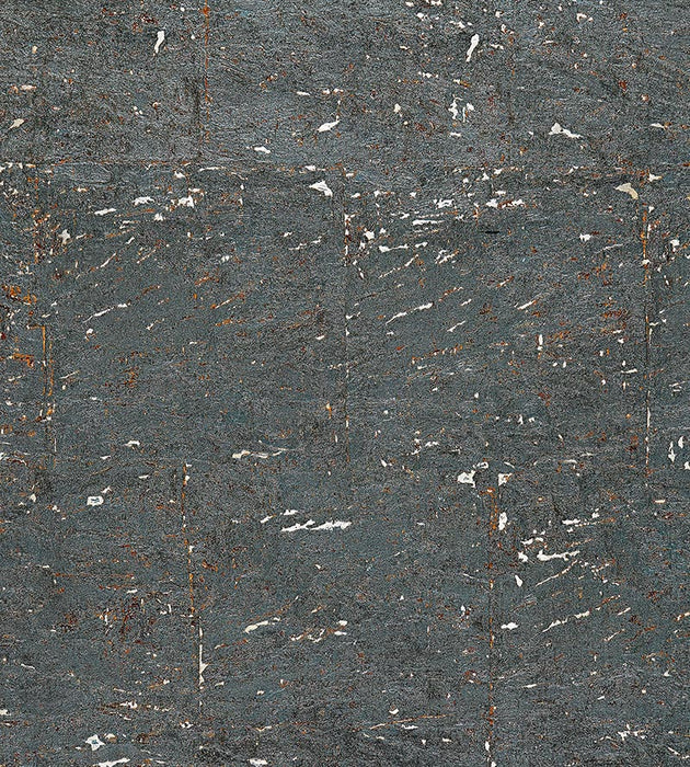 Scalamandre Metal Cork Bluestone Wallpaper SCWP883360005