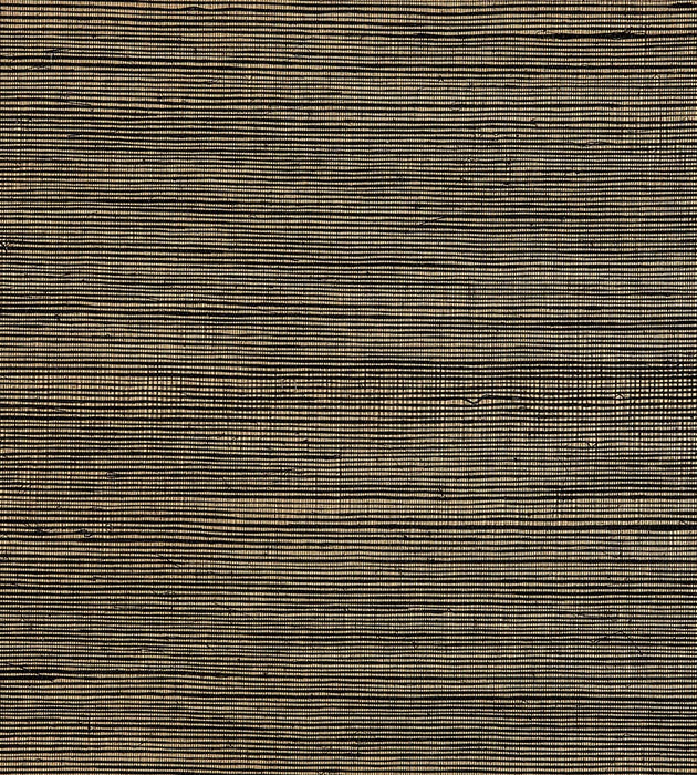 Scalamandre Metal Sisal Blackened Gold Wallpaper Sample SCWP883380005