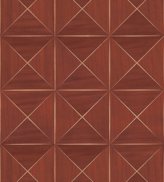 Scalamandre Ballad Redwood Wallcovering Sample SCWP885510005