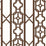 Scalamandre Joanna Fret Affogato Wallpaper Sample SCWP88582D0005