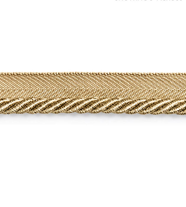 Scalamandre Boulevard Cord Camel Trim Sample SCC3140006