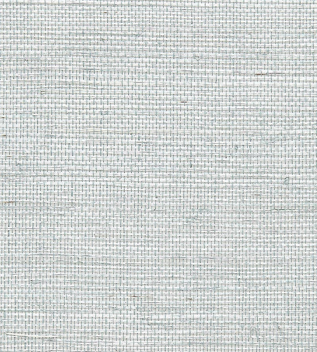 Scalamandre Sisal Metallic Aquamarine Wallpaper Sample SCG11940006