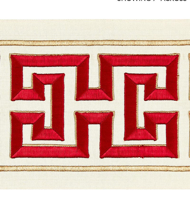 Scalamandre Imperial Embroidered Tape Lacquer Trim SCT32800006