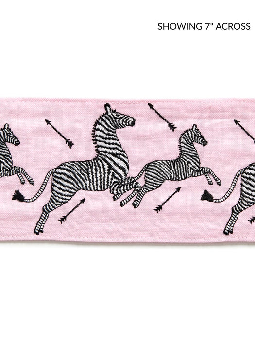Scalamandre Zebras Embroidered Tape Peony Trim SCT33320006