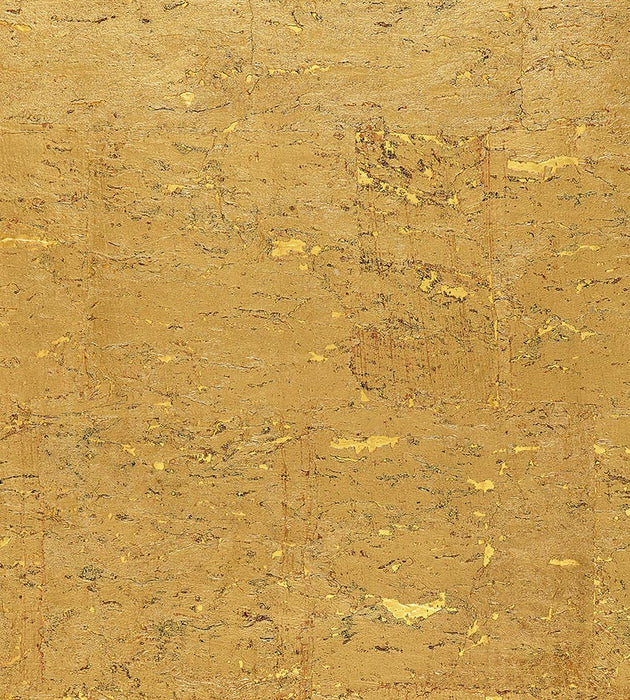 Scalamandre Metal Cork Gilt Wallpaper SCWP883360006