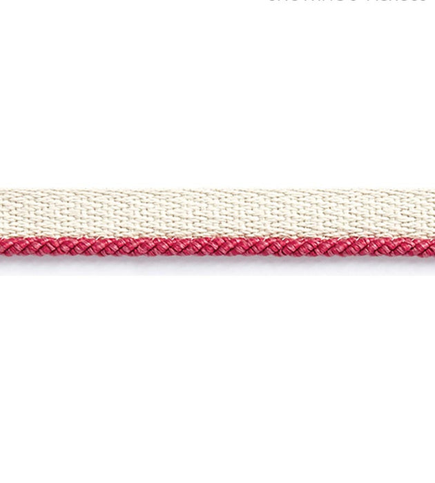 Scalamandre Tortola Twisted Cord Hibiscus Trim Sample SCC3120007
