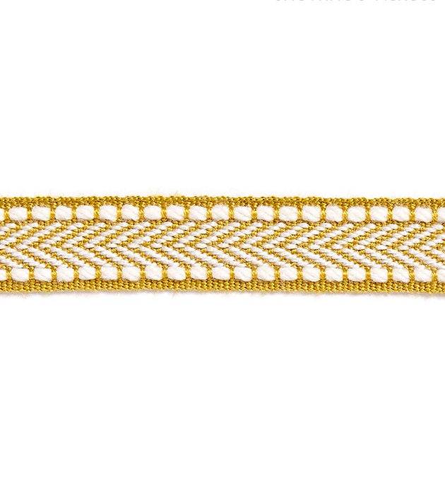 Scalamandre Watermill Gimp Brass Trim Sample SCT32860007