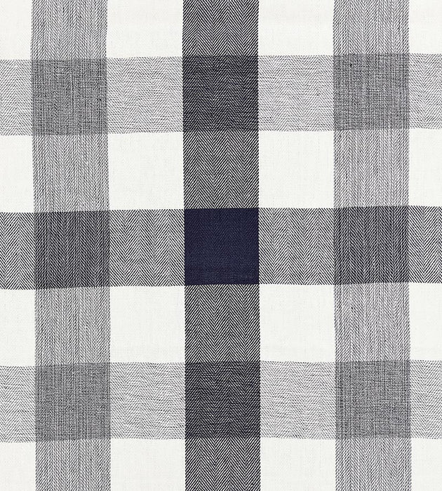 Scalamandre Westport Linen Plaid Navy Fabric SC271350008