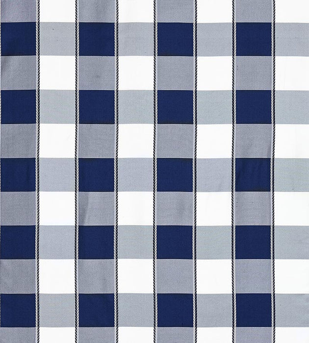 Scalamandre Chelsea Check Navy Fabric SC270240009