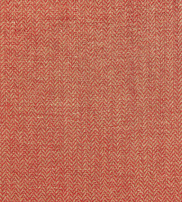 Scalamandre Oxford Herringbone Weave Rouge Fabric Sample SC270060011