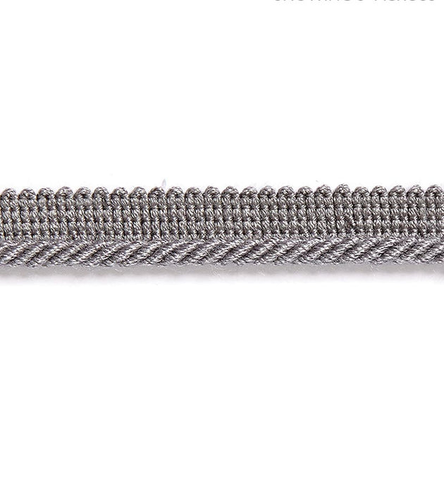 Scalamandre Millstone Twisted Cord Nickel Trim Sample SCC3040011