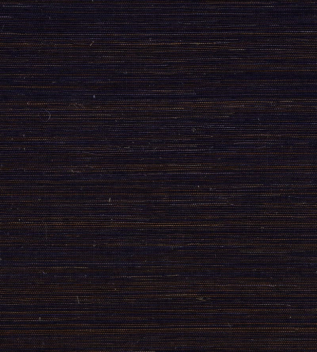 Scalamandre Shantung Grasscloth Lapis Wallpaper SCWP883470011