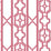 Scalamandre Joanna Fret Raspberry Wallpaper Sample SCWP88582D0014