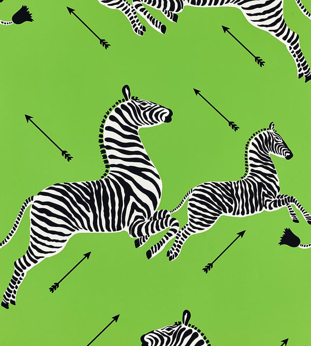Scalamandre Zebras - Wallpaper Limelight Wallpaper SCWP81388M0015