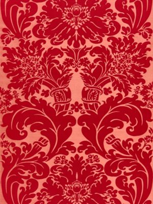 Scalamandre Georgian Soft Wine On Rose Fabric SC895MA0998