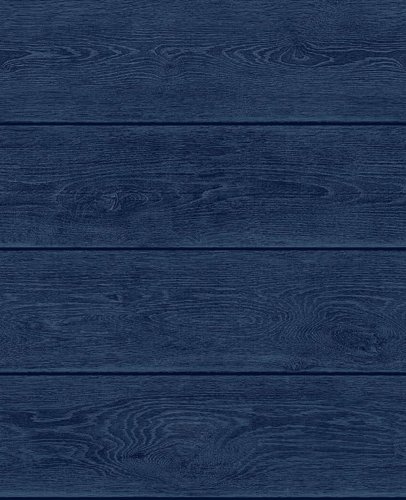Seabrook Designs Stacks Denim Blue Wallpaper Sample SG10102