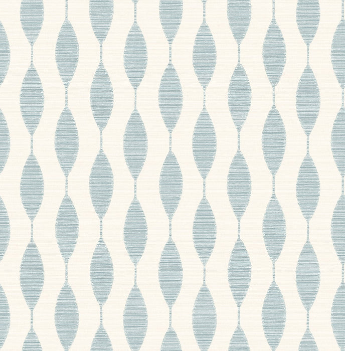 Seabrook Designs Ditto Blue Opal Wallpaper Sample SG10912