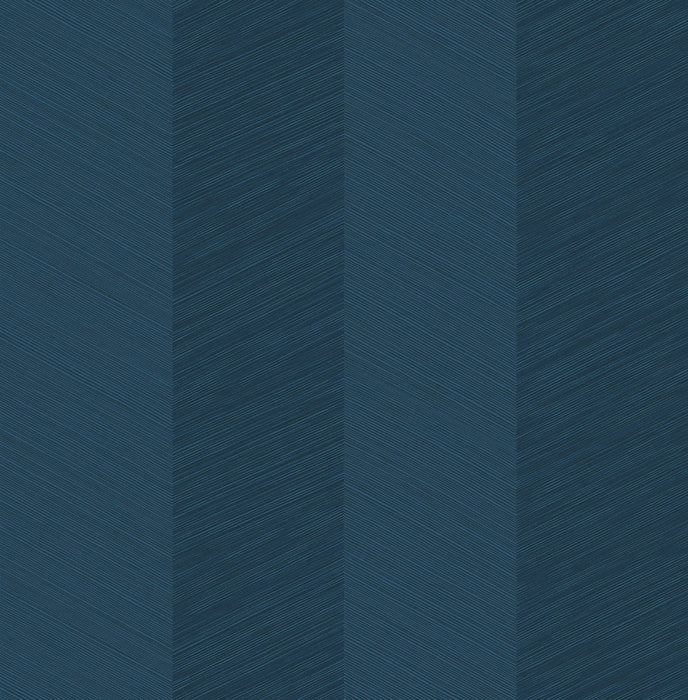 Seabrook Designs Chevy Hemp Navy Blue Wallpaper Sample SG11612