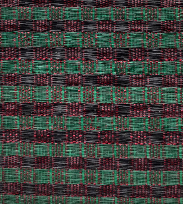 Old World Weavers Dale Horsehair Red / Green / Black Fabric SK68170001