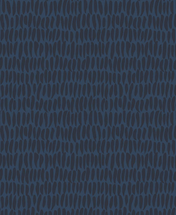 Seabrook Designs Brushwork Midnight Wallpaper Sample SL80012