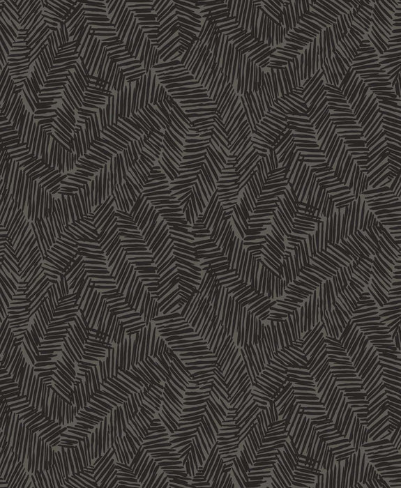Seabrook Designs Lush Black Sapphire Wallpaper Sample SL80410