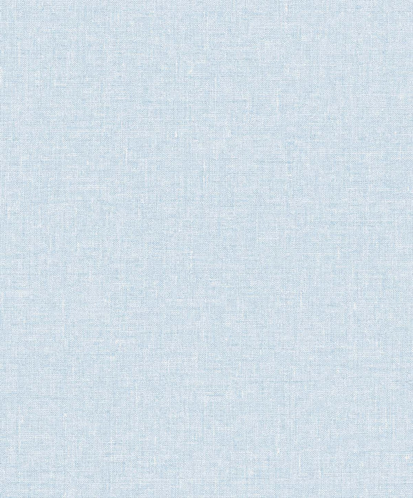 Seabrook Designs Soft Linen Blue Fog Wallpaper Sample SL81102