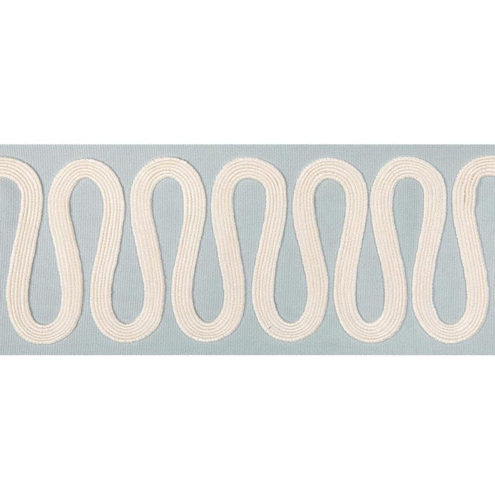 Kravet Couture Wiggle Wide Tape Sky Trim Sample T30840.115.0