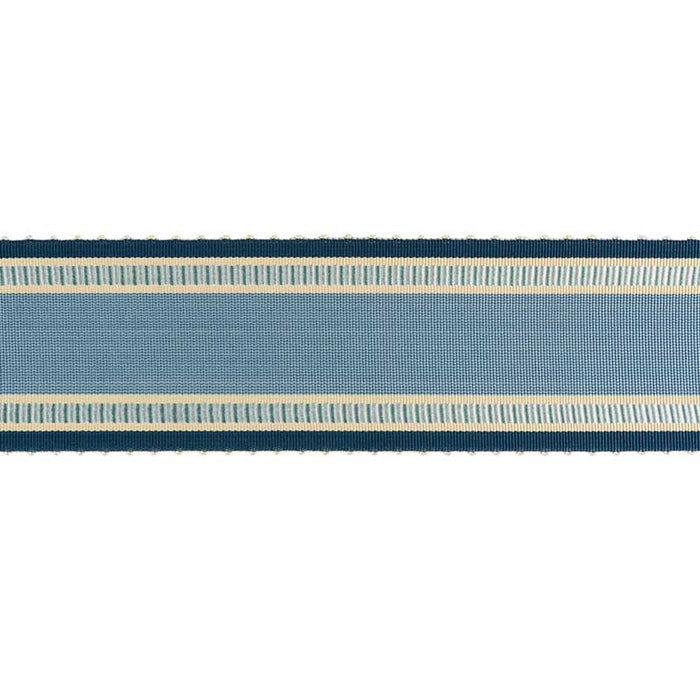 Brunschwig & Fils Soie Ribbon Canton Blue Trim Sample T8012521.5.0
