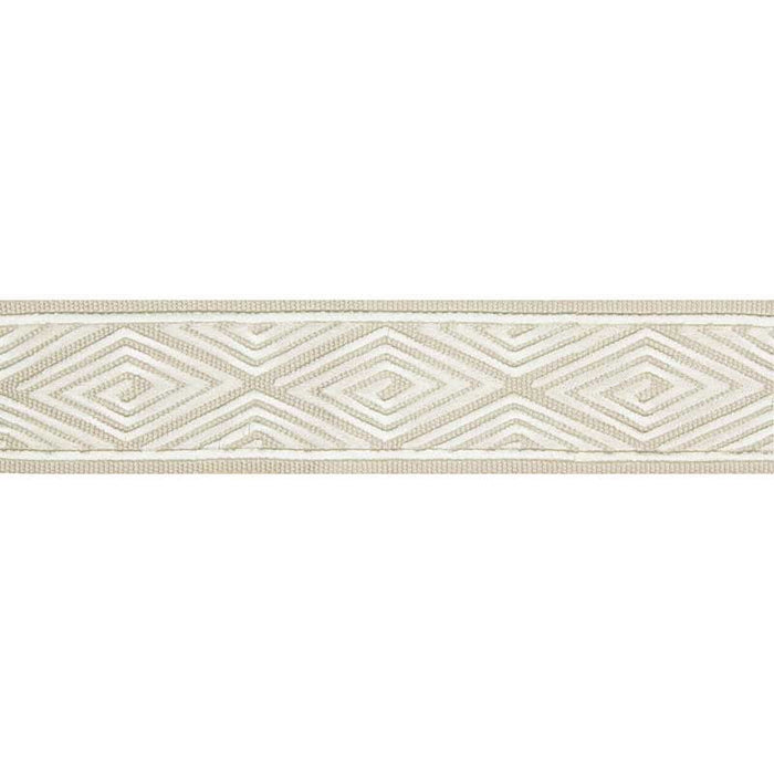 Brunschwig & Fils Labyrinthe Tape Ivory Trim Sample T8017102.101.0