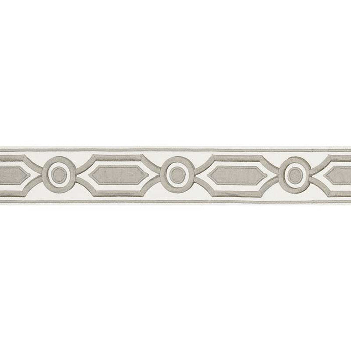 Brunschwig & Fils Ganden Tape Grey Trim Sample T8019105.11.0