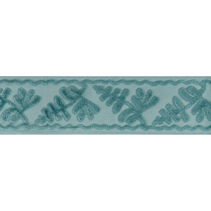 Brunschwig & Fils Cassis Tape Aqua Trim Sample T8024101.13.0