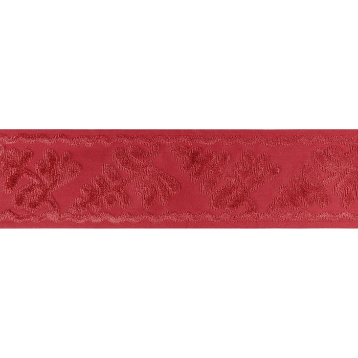 Brunschwig & Fils Cassis Tape Red Trim Sample T8024101.19.0