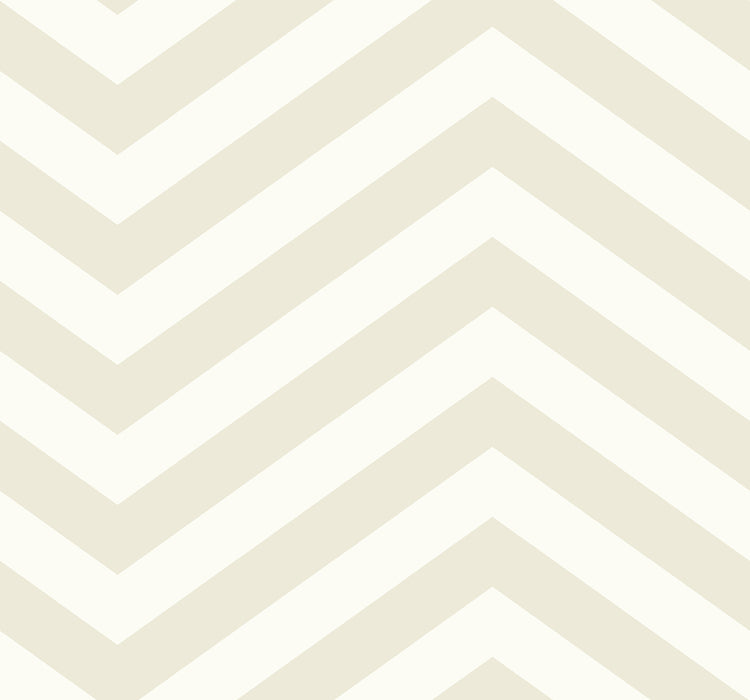 Seabrook Designs Jamaica Chevron Tan And White Wallpaper Sample TA20605